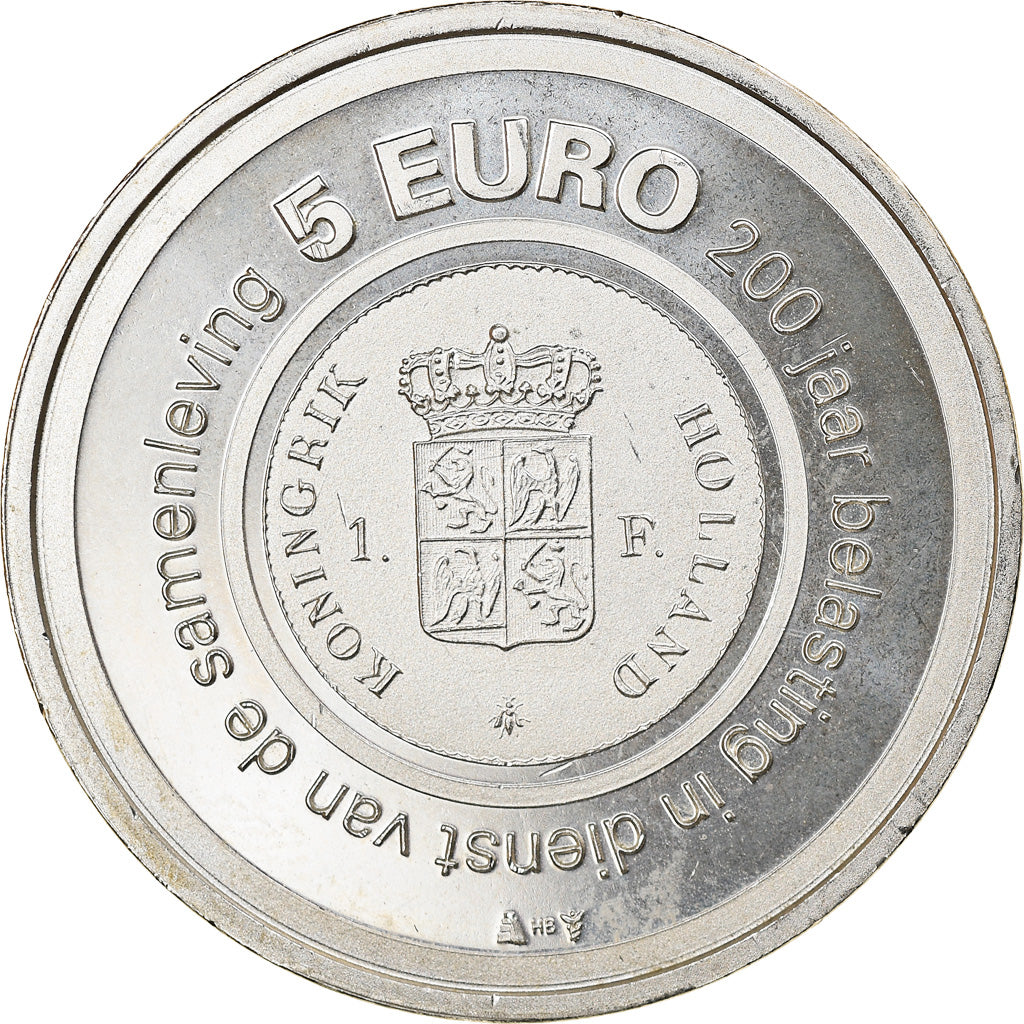 Países Bajos, 5 Euro, 2006, Utrecht, EBC, Plata, KM:267