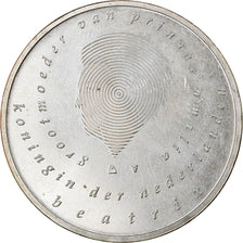 Netherlands, 10 Euro, Birth of Princess Catharina Amalia, 2004, MS(63), Silver