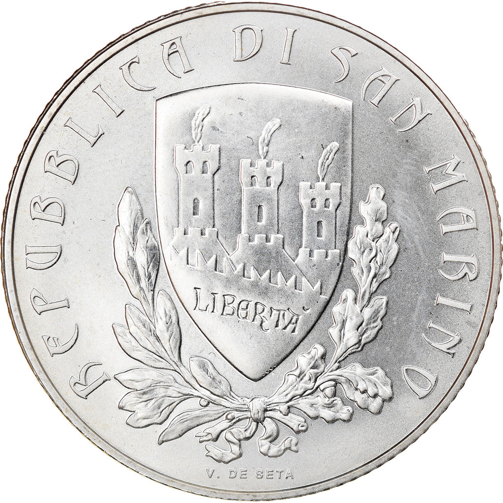 San Marino, 5 Euro, Giovanni Pascoli, 2012, Rome, FDC, Argent, KM:520