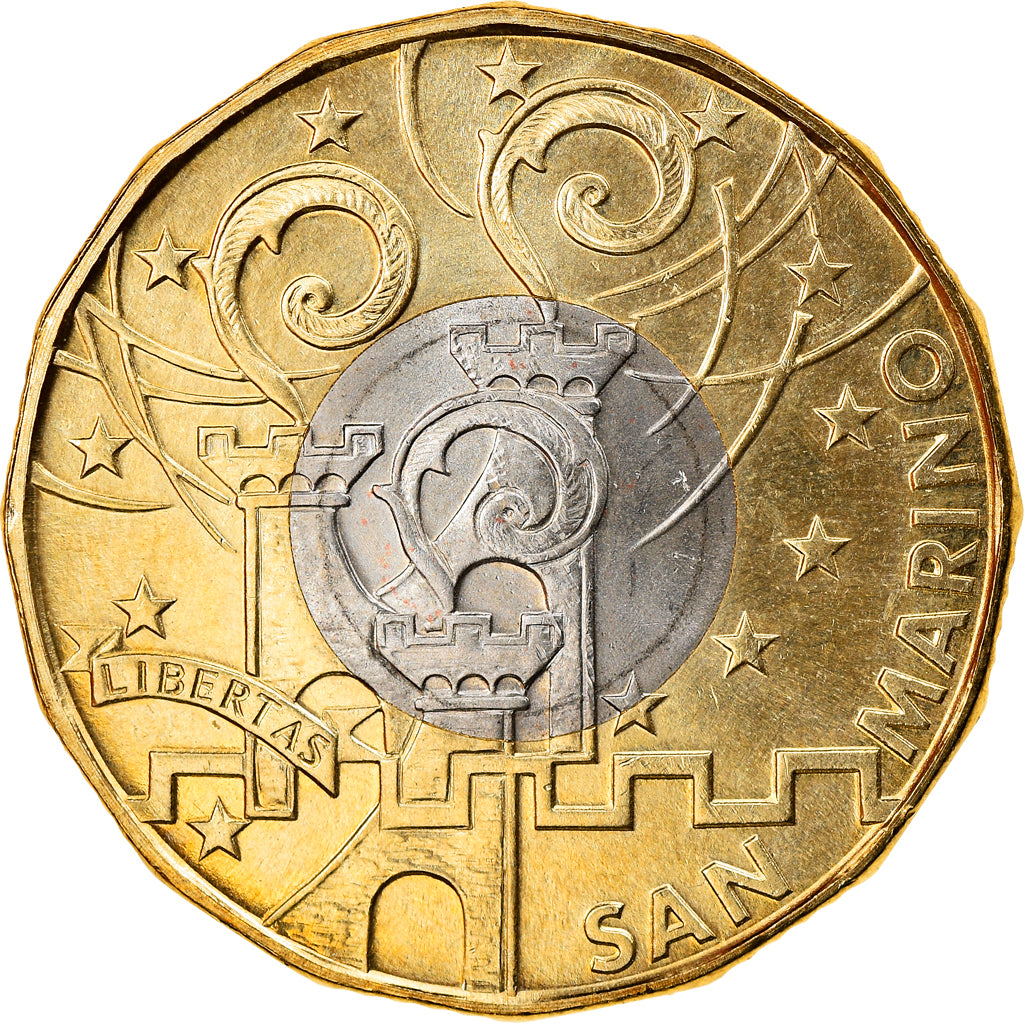 San Marino, 5 Euro, 2017, FDC, Bi-metallico
