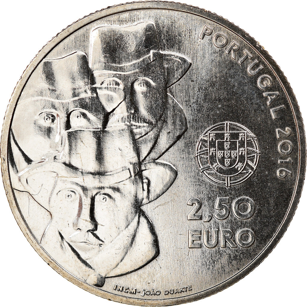 Portugal, 2-1/2 Euro, Cante Alentejano, 2016, MS(65-70), Copper-nickel