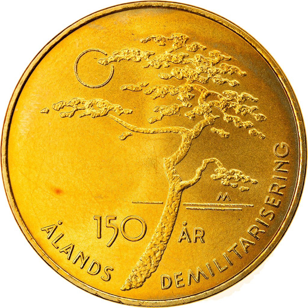 Finland, 5 Euro, 2006, Vantaa, MS(60-62), Brass, KM:123
