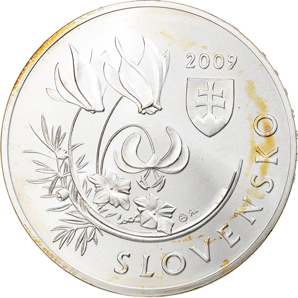 Slovakia, 20 Euro, National Park - Vel'k, 2009, Kremnica, MS(65-70), Silver