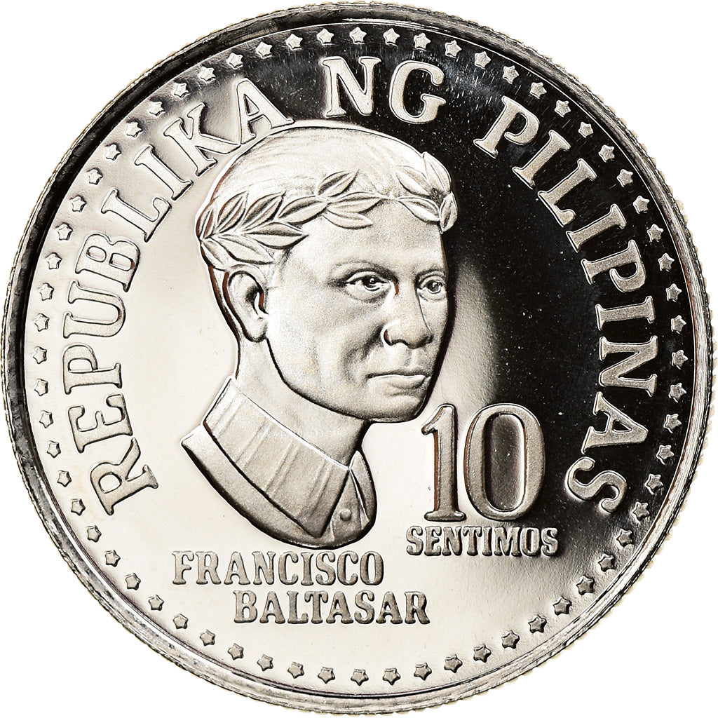 Coin, Philippines, 10 Sentimos, 1975, BE, MS(65-70), Copper-nickel, KM:207