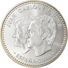 Spanje, 12 Euro, 2005, Madrid, UNC-, Zilver, KM:1067