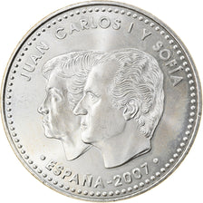 Spain, 12 Euro, 2007, Madrid, MS(65-70), Silver, KM:1129