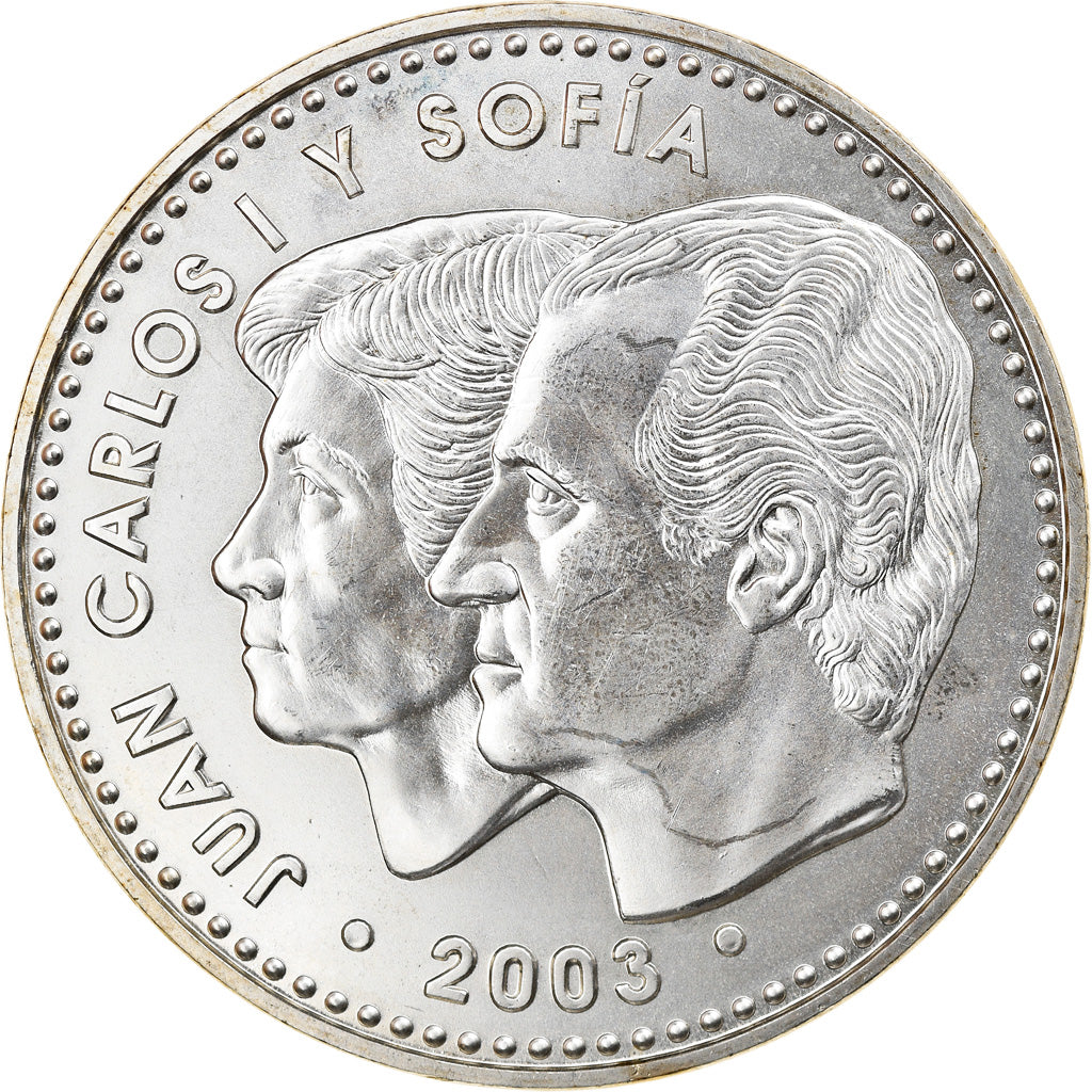 Spagna, 12 Euro, 2003, Madrid, SPL, Argento, KM:1051