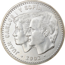 Espanha, 12 Euro, 2002, Madrid, MS(63), Prata, KM:1049