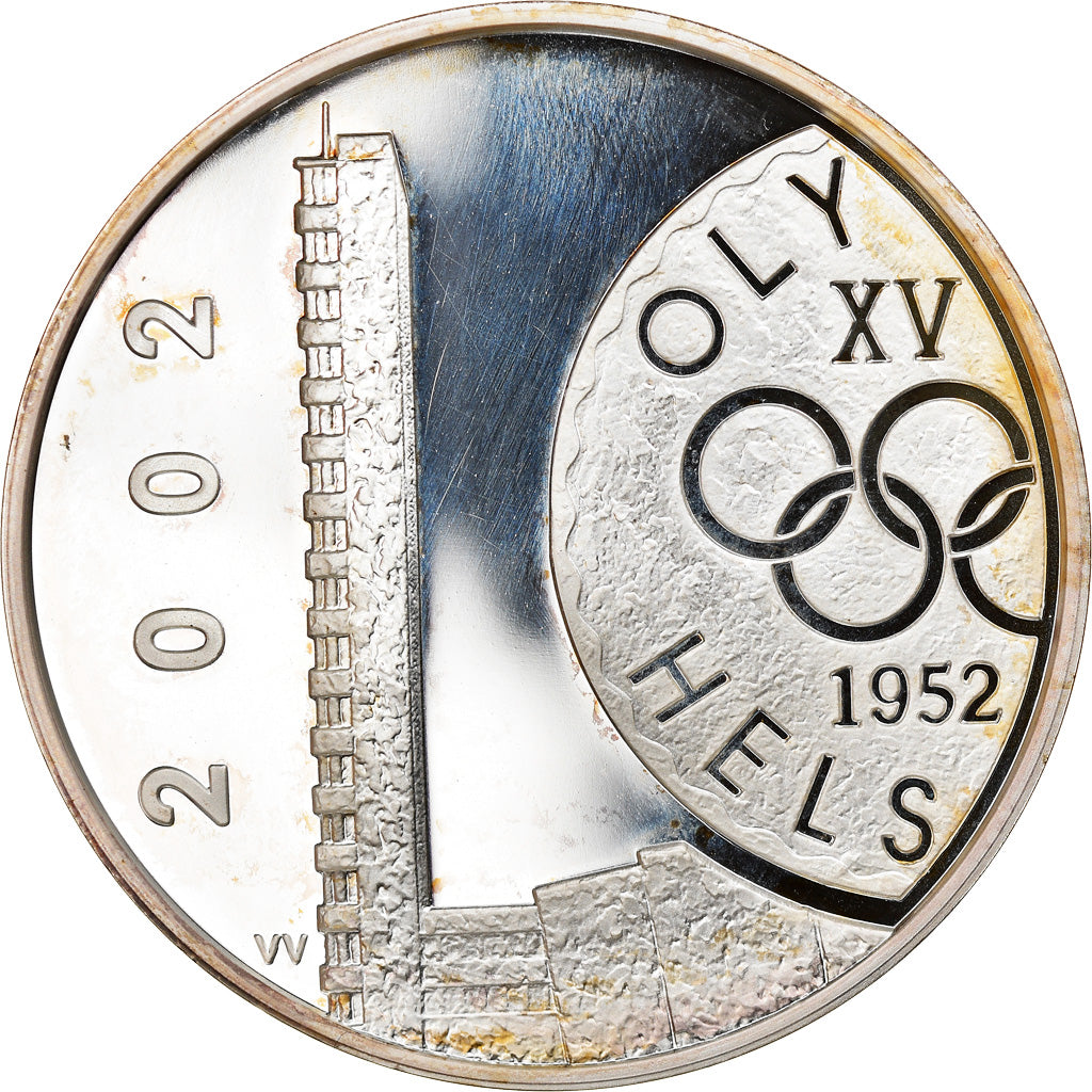 Finlandia, 10 Euro, 2002, BE, FDC, Plata, KM:107