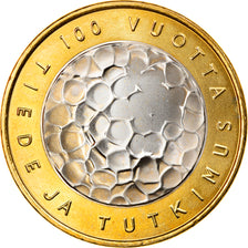 Finland, 5 Euro, Science, 2008, Vantaa, MS(63), Bi-Metallic, KM:141