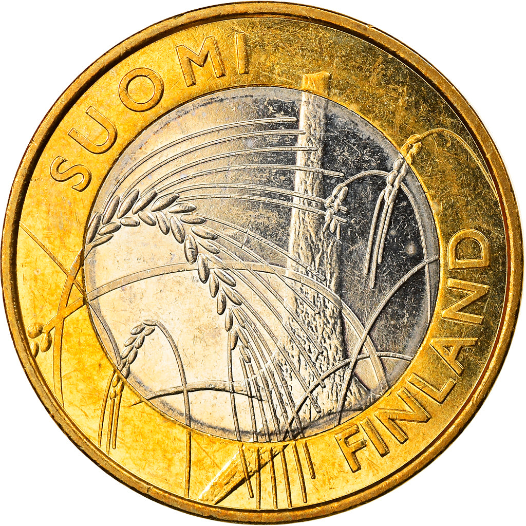 Finlandia, 5 Euro, 2011, Vantaa, SC, Bimetálico, KM:162