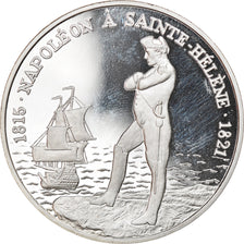 France, Medal, Napoléon Ier à Saint-Hélène, History, 1989, MS(63), Silver