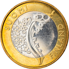 Finlandia, 5 Euro, 2010, Vantaa, MBC+, Bimetálico, KM:158