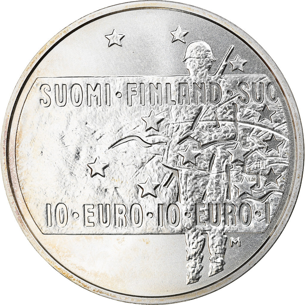Finland, 10 Euro, 2005, MS(63), Silver, KM:122