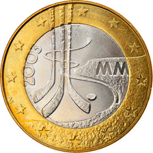Coin, Finland, 5 Euro, 2003, Vantaa, MS(63), Bi-Metallic, KM:111