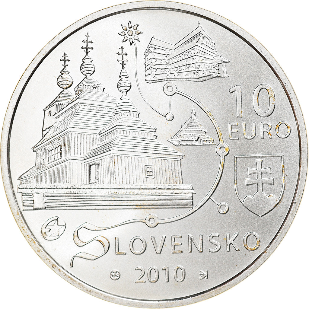 Slovacchia, 10 Euro, 2010, Kremnica, FDC, Argento, KM:110