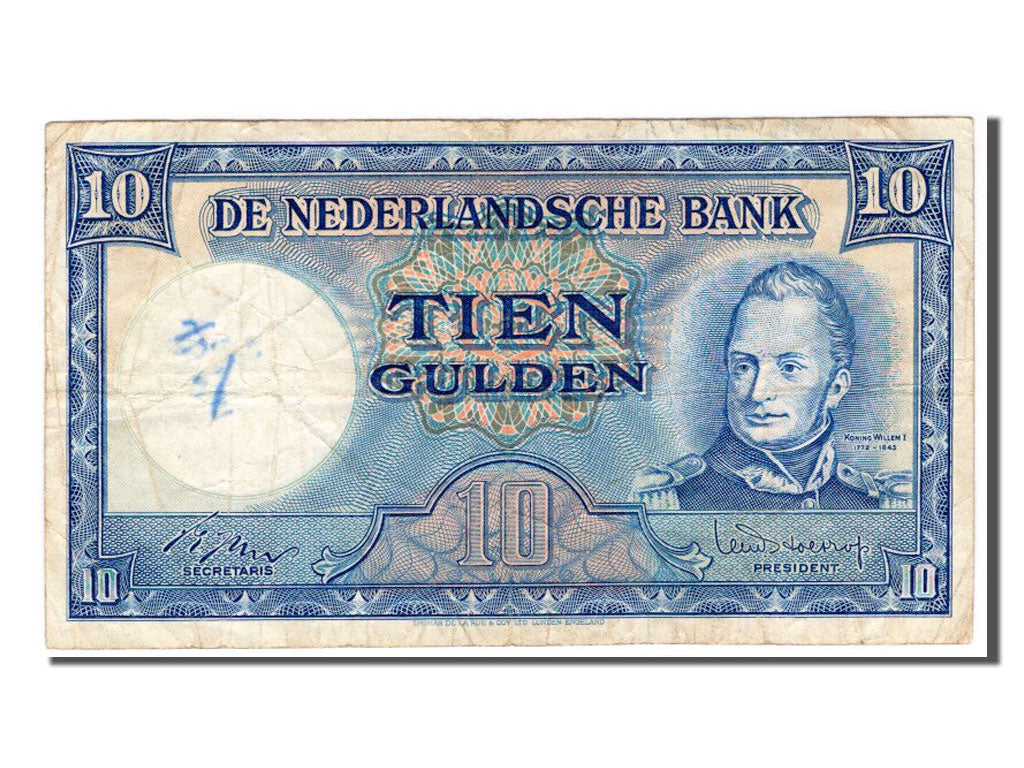 Pays-Bas, 10 Gulden type 1949, Pick 83
