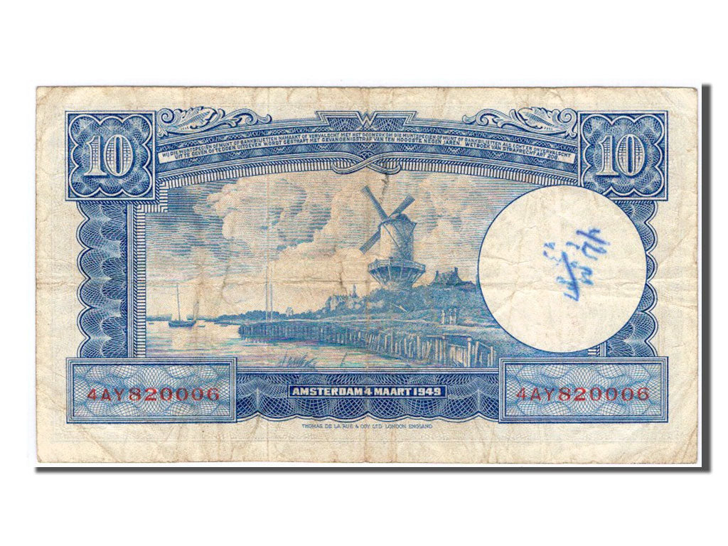 Pays-Bas, 10 Gulden type 1949, Pick 83