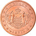 Monaco, 2 Euro Cent, 2001, Paris, AU(50-53), Copper Plated Steel, KM:168