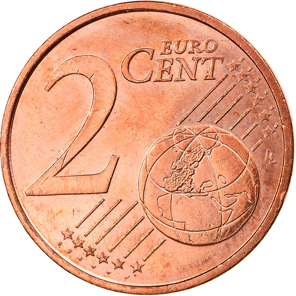 Monaco, 2 Euro Cent, 2001, Paris, AU(50-53), Copper Plated Steel, KM:168