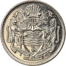 Coin, Guyana, 25 Cents, 1991, MS(65-70), Copper-nickel, KM:34
