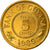 Coin, Guyana, 5 Cents, 1989, MS(63), Nickel-brass, KM:32
