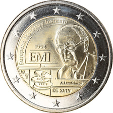 Belgio, 2 Euro, European Monetary Institute, 2019, FDC, Bi-metallico
