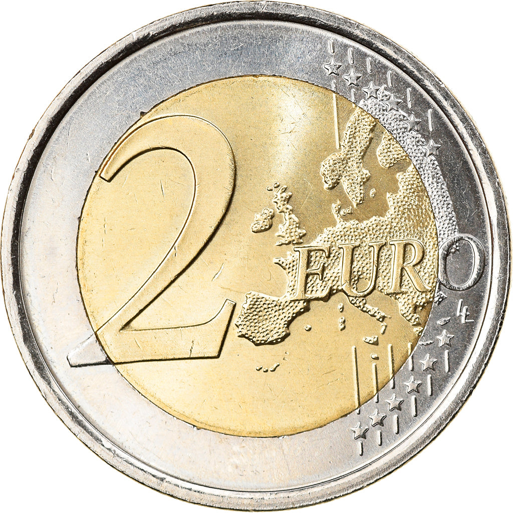 Spagna, 2 Euro, Escurial, 2013, Madrid, BB+, Bi-metallico, KM:1151