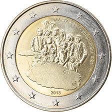 Malta, 2 Euro, Gouvernement Autonome, 2013, AU(50-53), Bi-Metallic