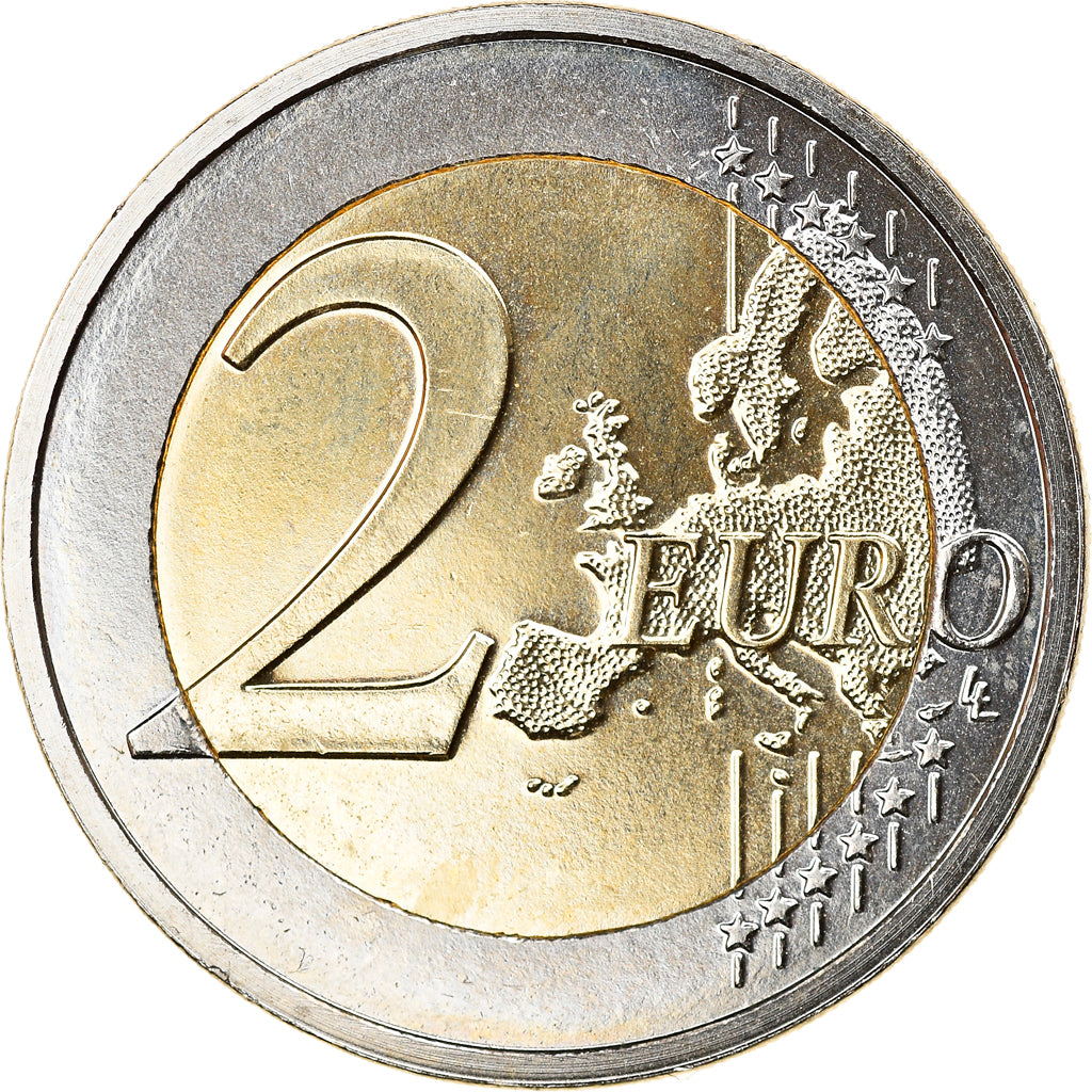 Malta, 2 Euro, Majority (Avec poinçon), 2012, MS(63), Bi-Metallic
