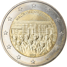 Malta, 2 Euro, Majority, 2012, AU(50-53), Bi-Metallic