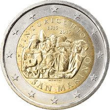 San Marino, 2 Euro, 2013, MS(63), Bi-Metallic, KM:New