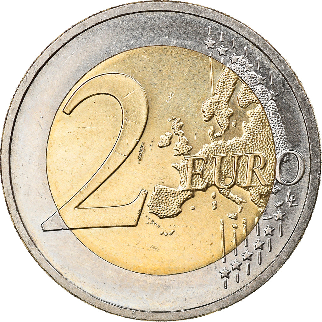 Deutschland, 2 Euro, EMU, 2009, Karlsruhe, UNZ, Bi-Metallic, KM:277