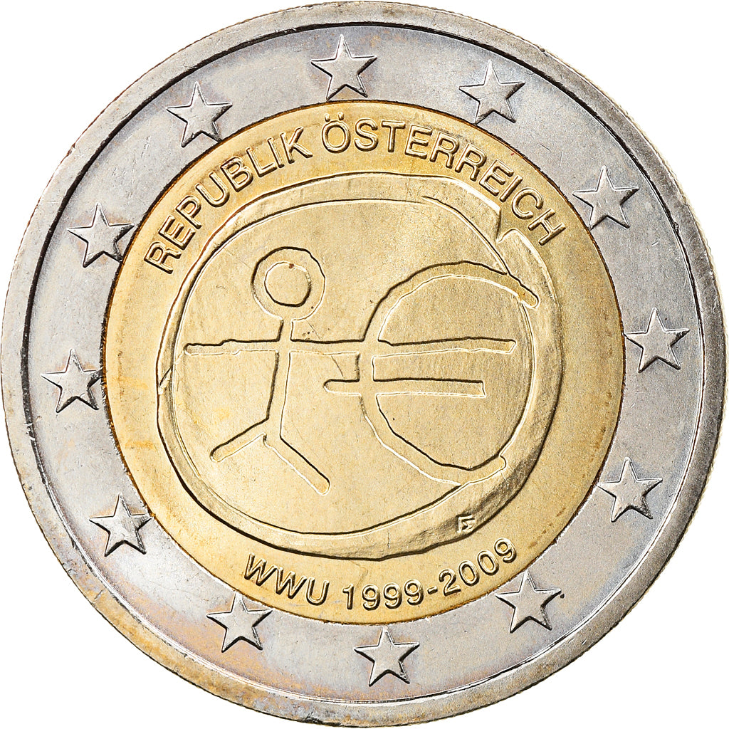 Austria, 2 Euro, EMU, 2009, MS(63), Bi-Metallic, KM:3175