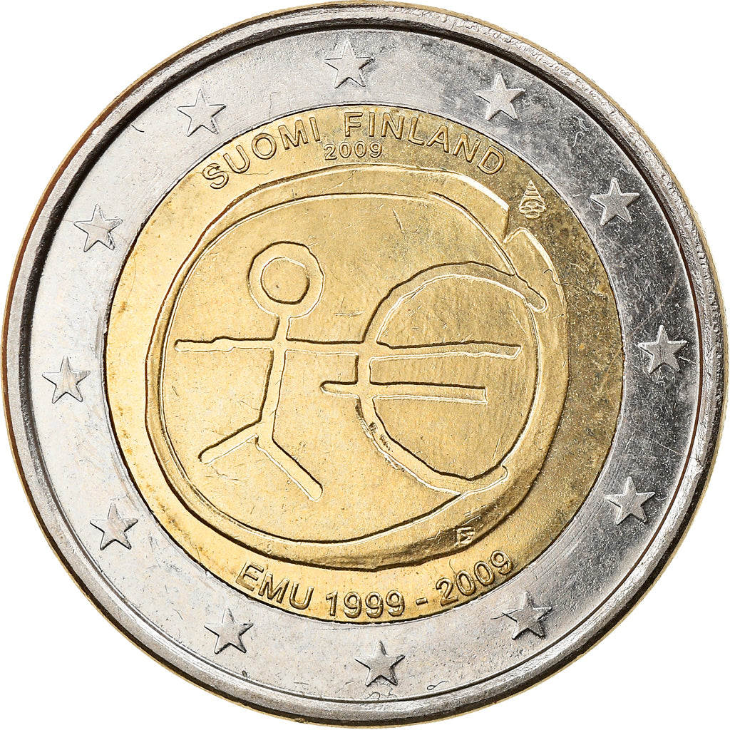 Finland, 2 Euro, EMU, 2009, MS(63), Bi-Metallic, KM:New
