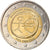 Grecia, 2 Euro, EMU, 2009, Athens, SC, Bimetálico, KM:227