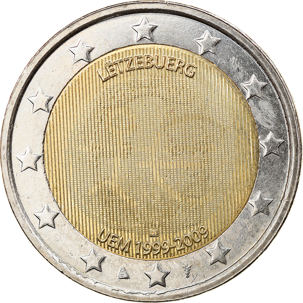 Luxembourg, 2 Euro, EMU, 2009, EF(40-45), Bi-Metallic, KM:107