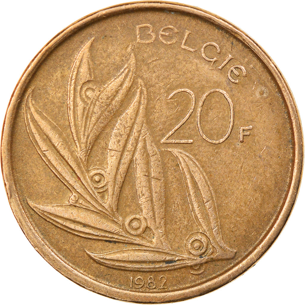 Monnaie, Belgique, 20 Francs, 20 Frank, 1982, TB+, Nickel-Bronze, KM:160
