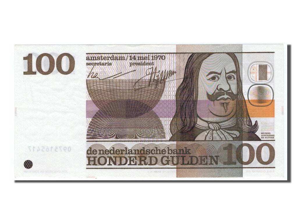 Paesi Bassi, 100 Gulden, 1970, SPL+