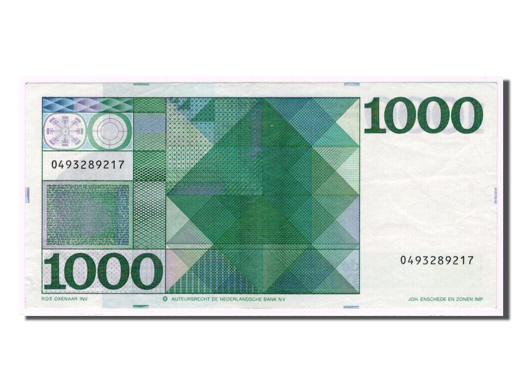 Biljet, Nederland, 1000 Gulden, 1972, SUP+