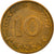 Coin, GERMANY - FEDERAL REPUBLIC, 10 Pfennig, 1967, Munich, EF(40-45), Brass