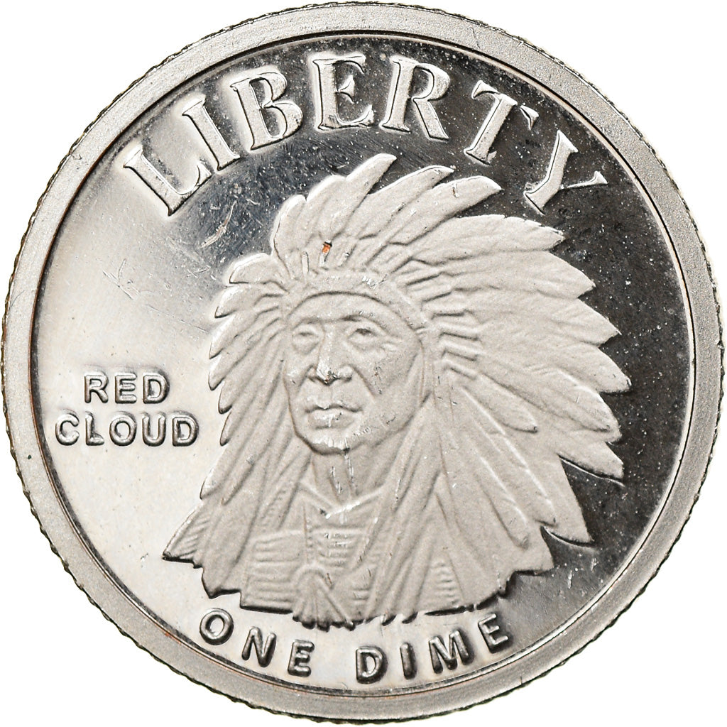 Verenigde Staten van Amerika, Medaille, Red cloud, 2011, Fantaisy items BE, FDC