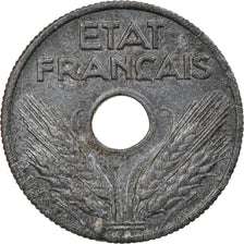 Munten, Frankrijk, État français, 10 Centimes, 1943, ZF+, Zinc, KM:903