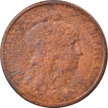 Moneta, Francia, Dupuis, 2 Centimes, 1916, Paris, MB+, Bronzo, KM:841