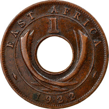 Coin, EAST AFRICA, George V, Cent, 1922, EF(40-45), Bronze, KM:22