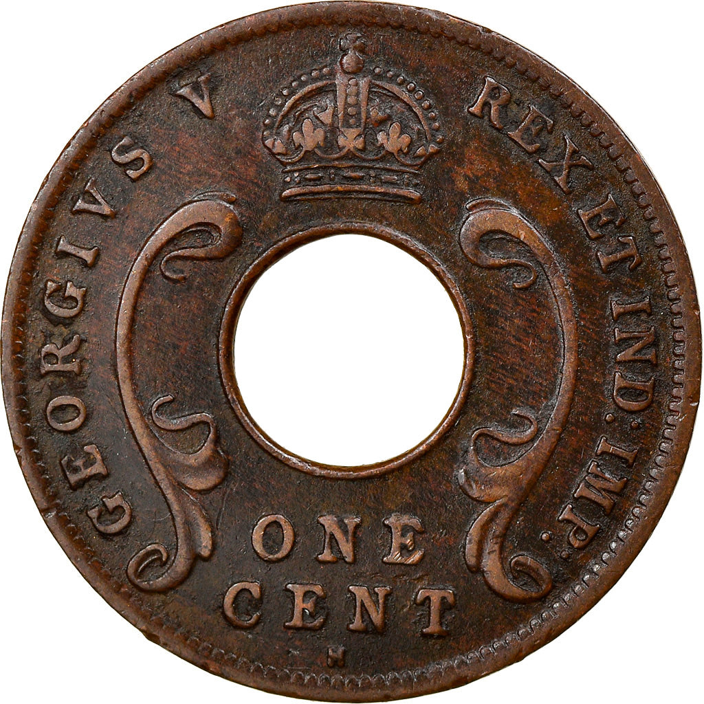 Coin, EAST AFRICA, George V, Cent, 1922, EF(40-45), Bronze, KM:22