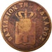 Münze, Griechenland, Othon, 10 Lepta, 1851, Athens, S+, Kupfer, KM:29