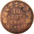 Coin, Greece, Othon, 10 Lepta, 1851, Athens, VF(30-35), Copper, KM:29