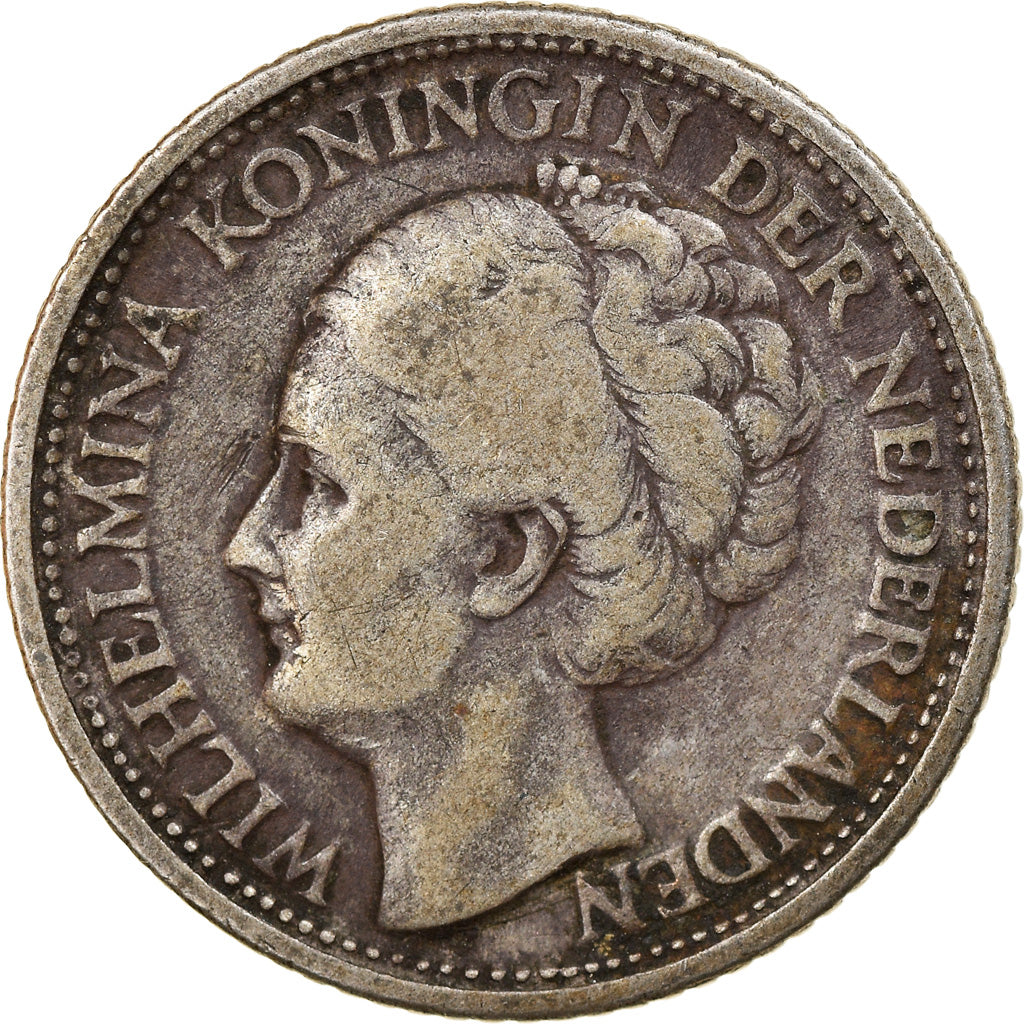 Coin, Curacao, 1/4 Gulden, 1944, Denver, USA, EF(40-45), Silver, KM:44