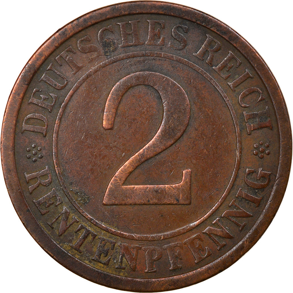 Coin, GERMANY, WEIMAR REPUBLIC, 2 Reichspfennig, 1924, Berlin, EF(40-45)